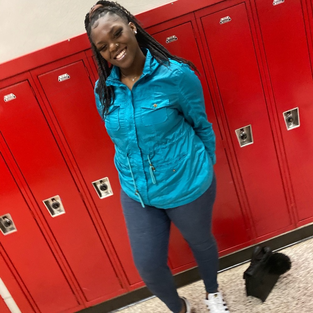 Blue jacket